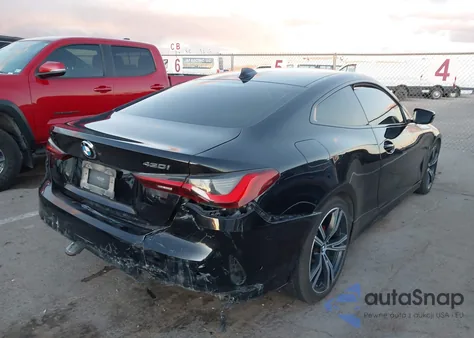 2021 BMW 430I z USA, uszkodzony, nr VIN WBA53AP01MCF35321